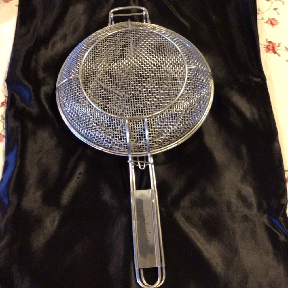 Premium Silver Mesh Grill Basket